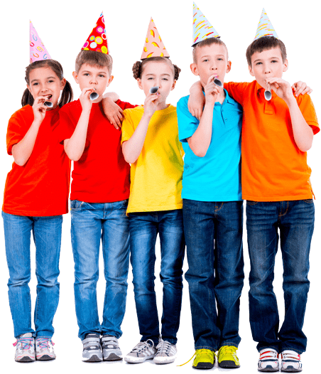 Birthday Parties - Birthday Kids Png (600x554), Png Download