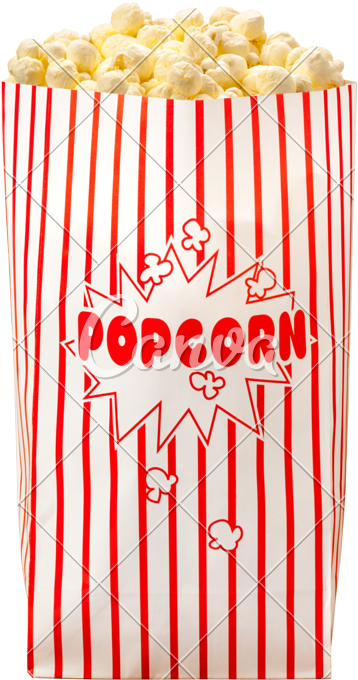 Svg Movie Photos By Canva - Bag Of Popcorn Png (572x800), Png Download
