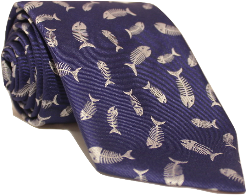 Blue Fish Bone Extra Long Necktie - Paisley (859x683), Png Download