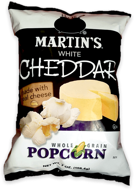 Martin's White Cheddar Popcorn - Potato Chip (740x834), Png Download