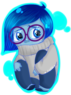 Inside Out Sadness Png - Inside Out Gif Png (1032x774), Png Download