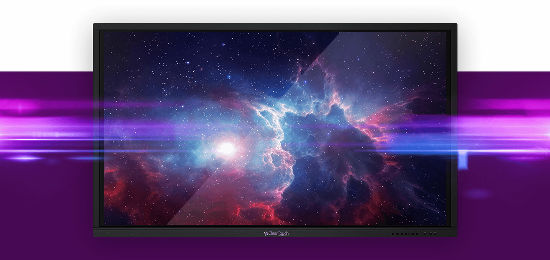 About Clear Touch - Led-backlit Lcd Display (1100x521), Png Download