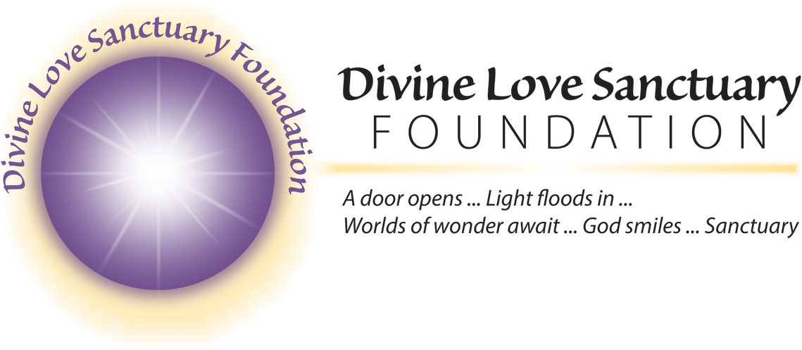 Divine Love Sanctuary Logo Text 1200px - Circle (1200x567), Png Download