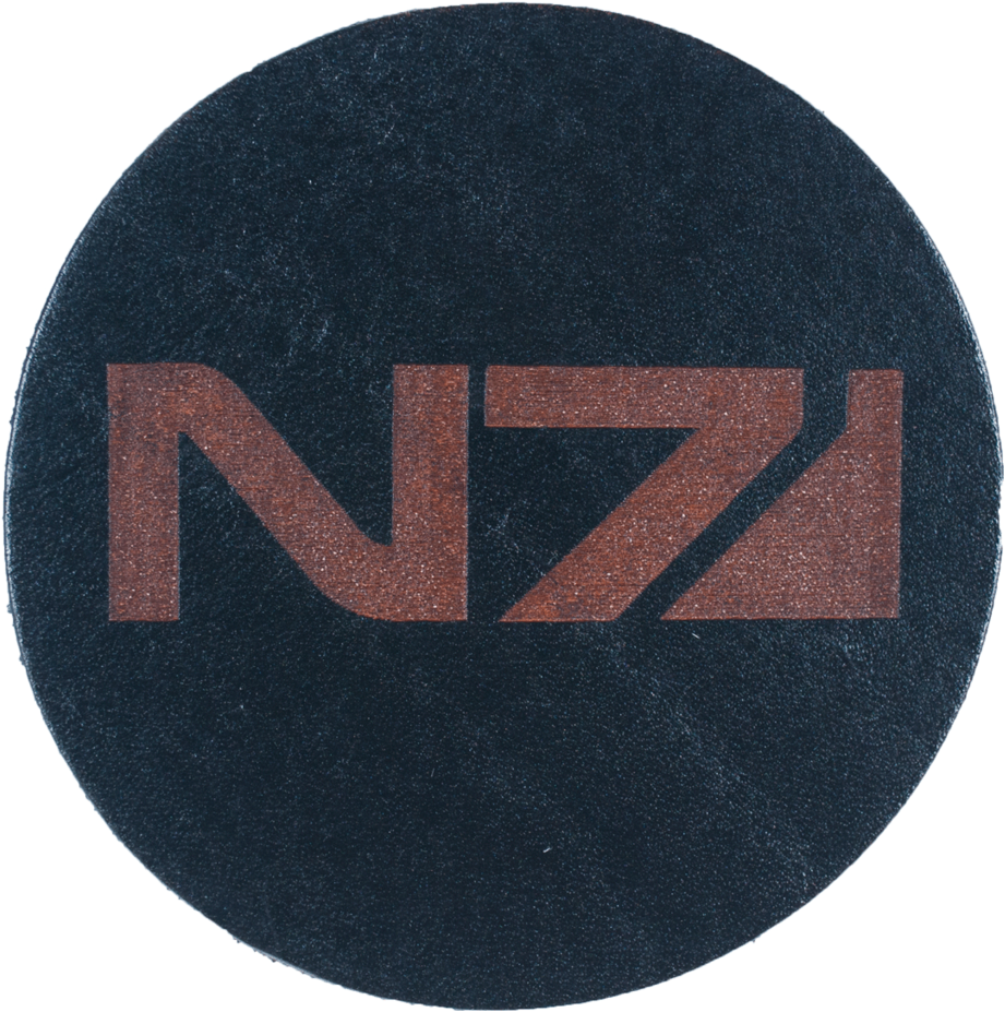 Mass Effect Inspired Coaster - Circle (1024x1024), Png Download
