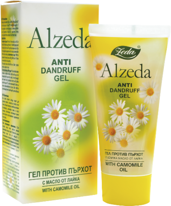 Anti Dandruff Gel ”alzeda” With Chamomile Oil - Dandruff (740x740), Png Download