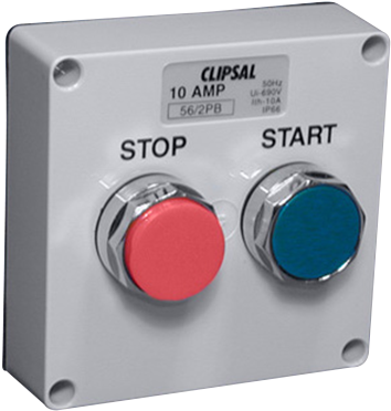 Push Button Control Station, 10a, Start/stop, Less - Push Button Start Stop (800x600), Png Download
