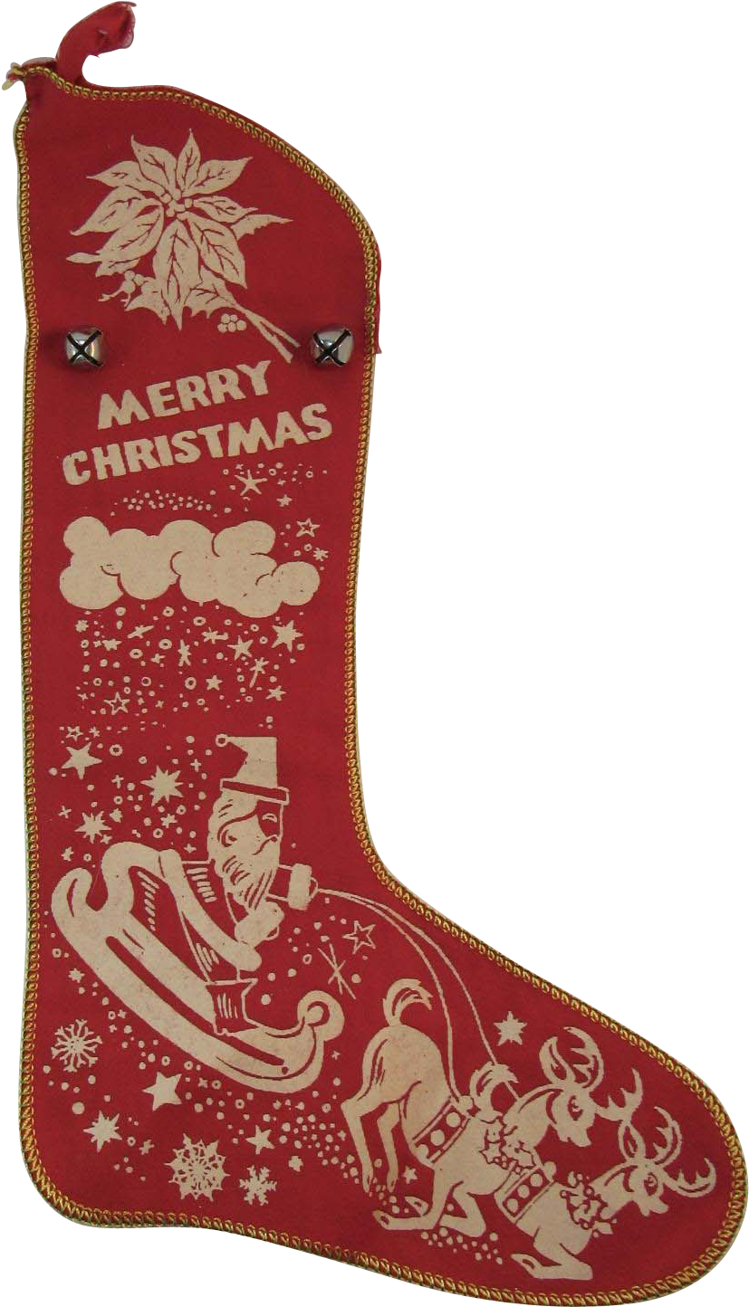 Christmas Stocking (1443x1443), Png Download