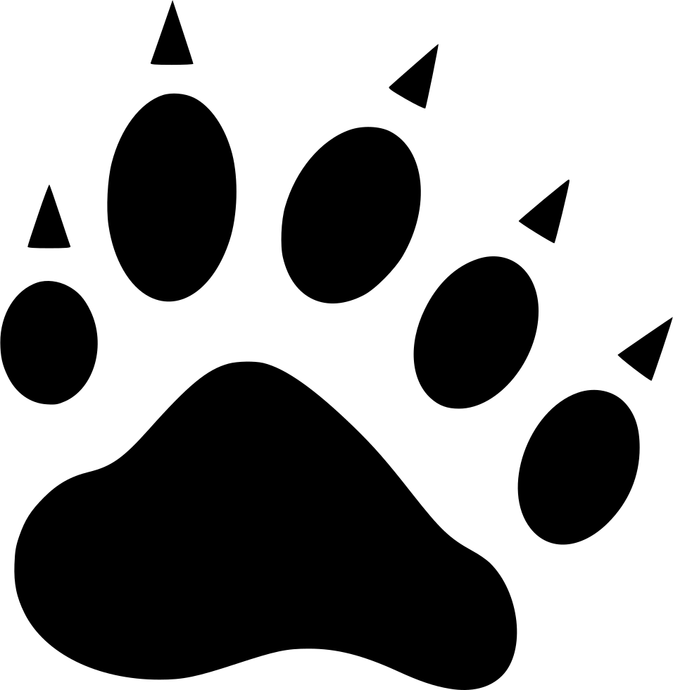 Paw Bear Animal Zoo Tiger Cat Comments - Baylor Bears Paw (956x980), Png Download