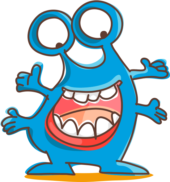 Click Image To Enlarge - Monster With 4 Hands (700x700), Png Download