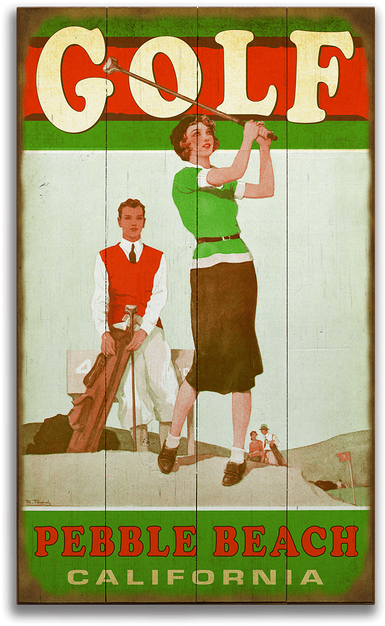 View Zoom Lady Golfer Sign - Poster (730x730), Png Download