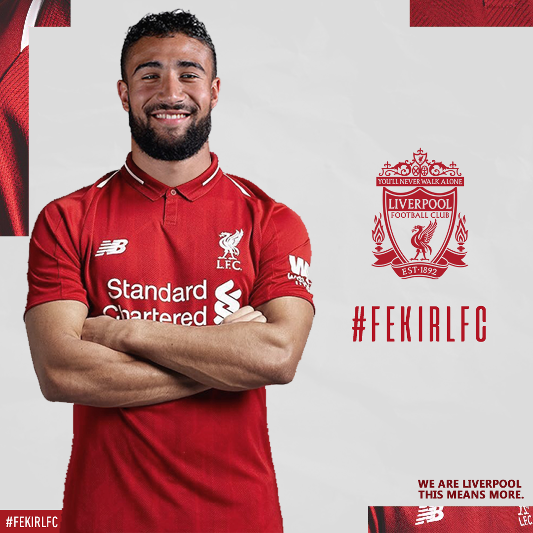 "will We Ever See Fekir In Liverpool Red Thoughts - Nabil Fekir In Liverpool Jersey (1080x1080), Png Download