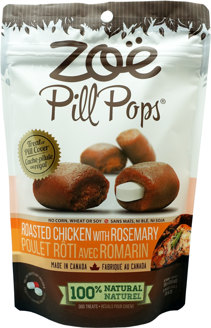 Pill Pops Roasted Chicken With Rosemary - Zoe Pill Pops (793x1200), Png Download