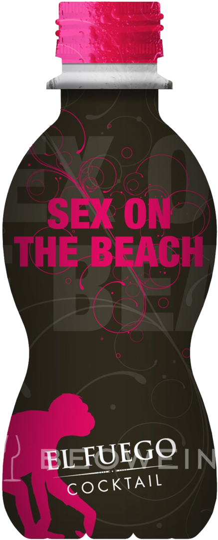 El Fuego Cocktail Sex On The Beach 6x0,2 L - Plastic Bottle (1080x1080), Png Download