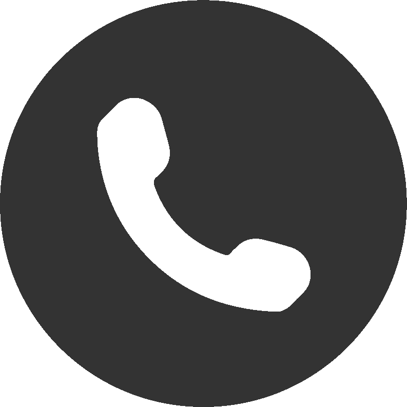 Call Us - Phone Icon Black Circle (793x793), Png Download