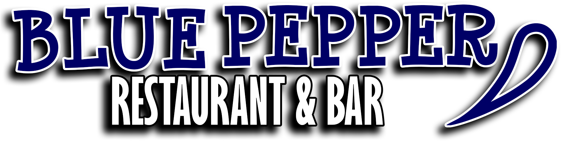 Sit At The Bar Or Grab A Table And Enjoy Beers, Wines - Electric Blue (1856x496), Png Download