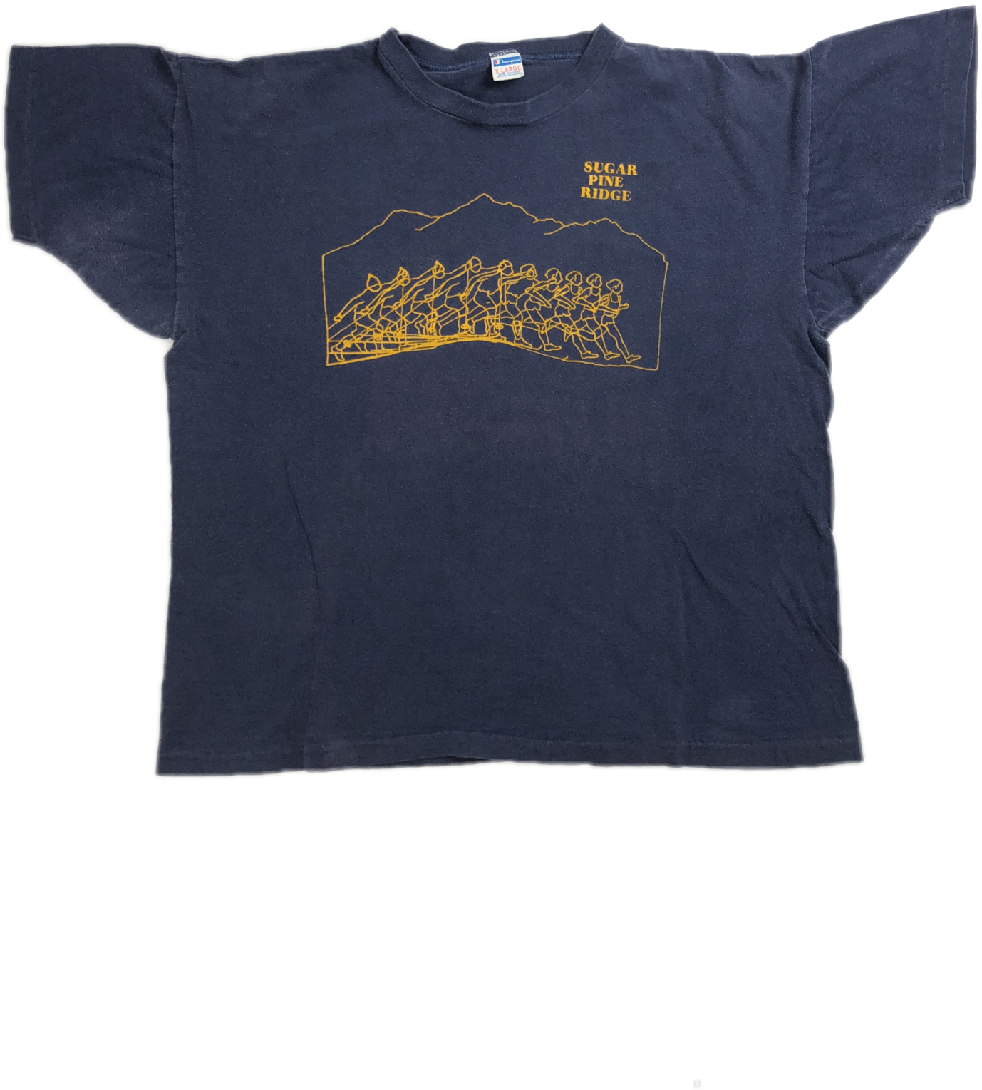 70's Blue Bar Champion Sugar Pine Ridge T-shirt - Active Shirt (1536x2048), Png Download