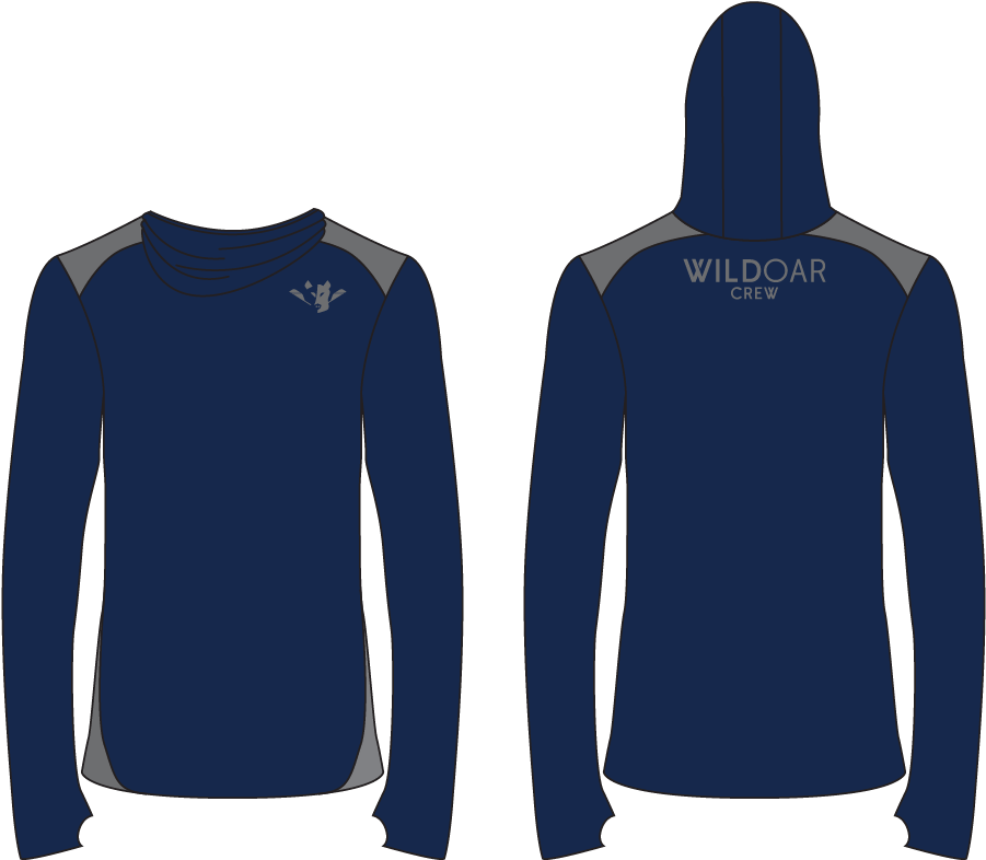 Men's Lightweight Active Hoodie - Long-sleeved T-shirt (1000x1001), Png Download