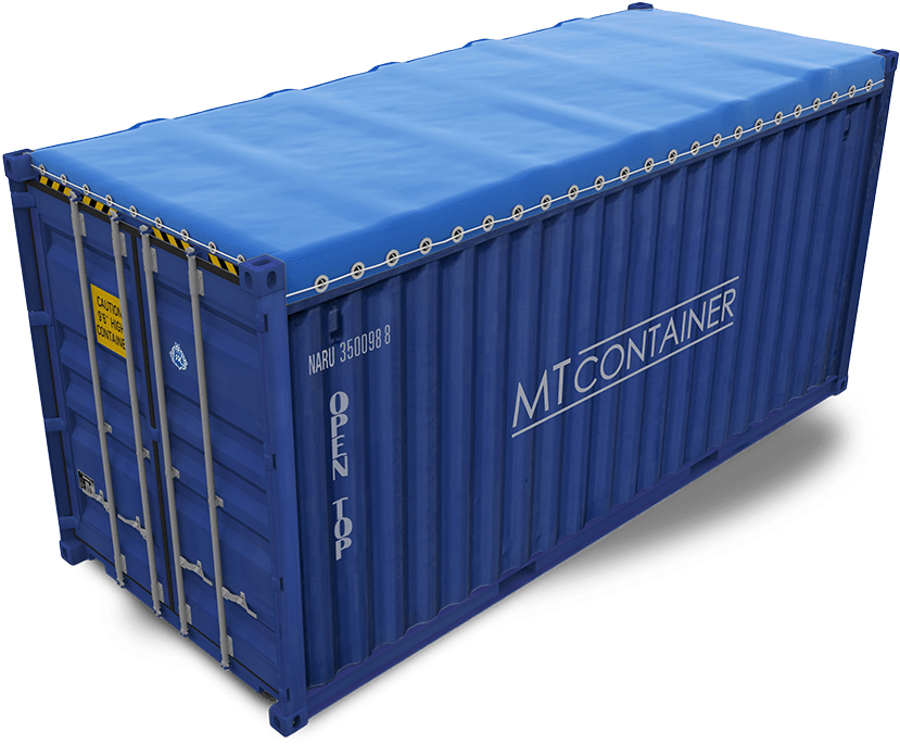 Open Top Container Png (1080x800), Png Download