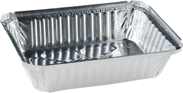 2 Lb Aluminum Container - 660ml Aluminium Foil Container (600x600), Png Download