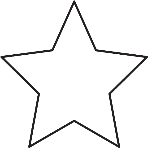 Background Courtesy Of - White Star Vector Png (642x646), Png Download