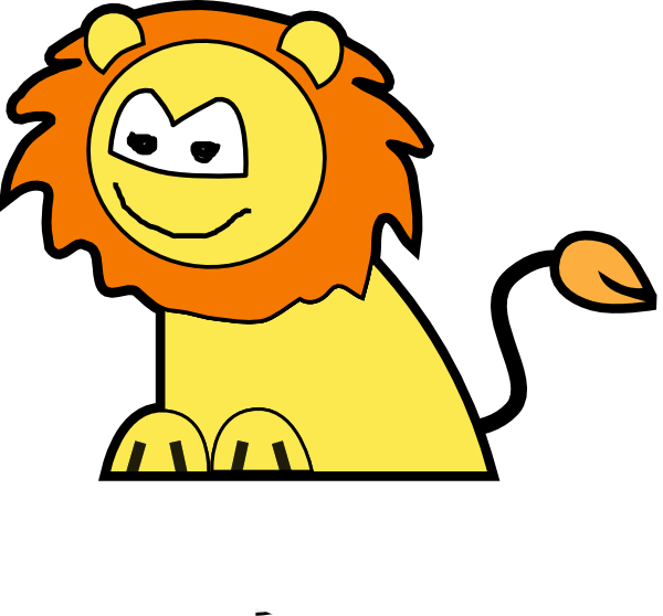 Lion Vector Clip Art - Lion Clip Art (600x558), Png Download