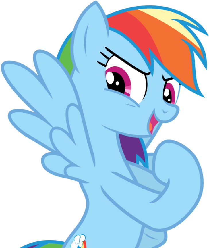 Rainbow Dash - My Little Pony Star Blaze (868x921), Png Download