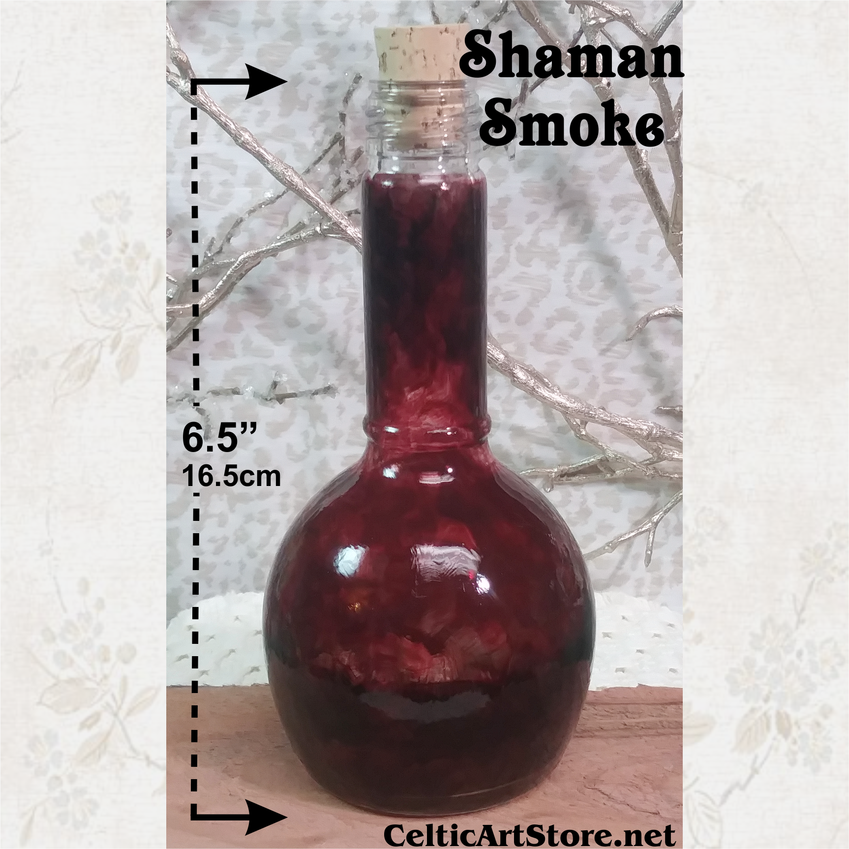 Shaman Smoke Potion Bottle - Glass Bottle (1726x1726), Png Download