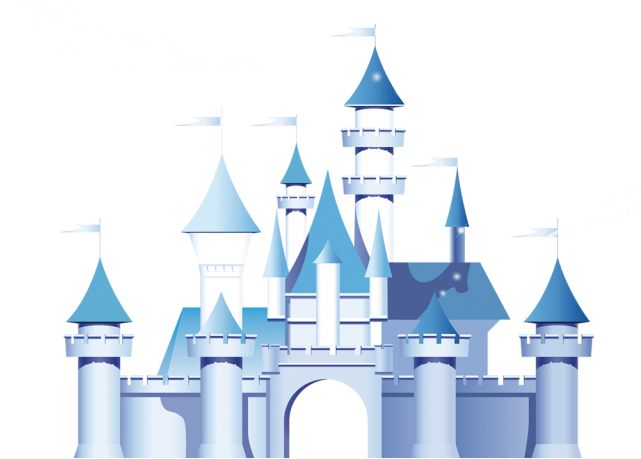 Castle Clipart Minnie Mouse - Castle Background Cartoon (640x480), Png Download