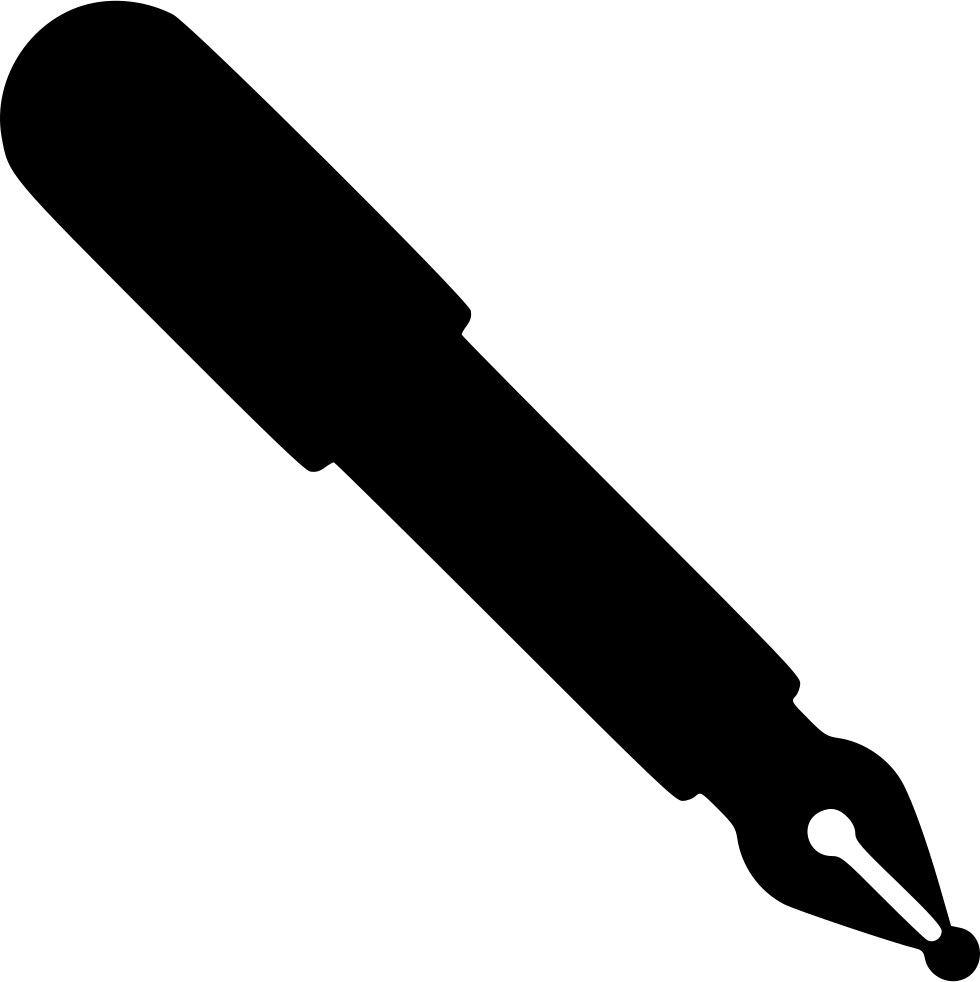 Fountain Pen Comments - Melee Weapon (980x982), Png Download