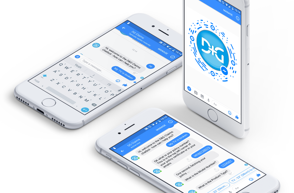 Chatbot Poc For Domestic & General - Iphone (1180x775), Png Download