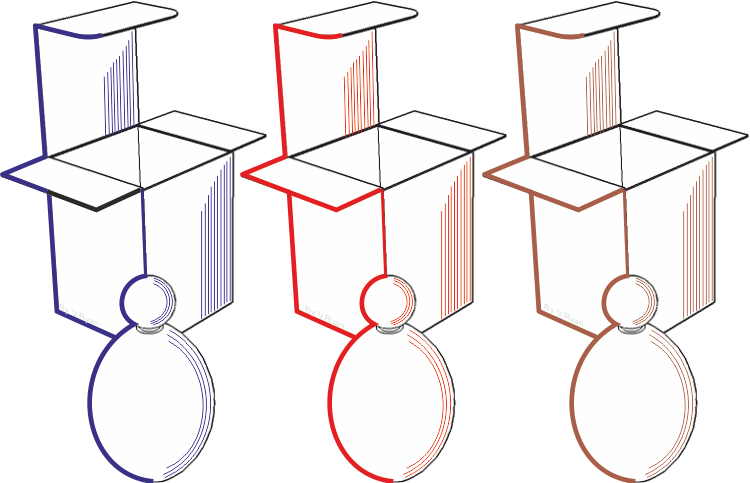 Thick And Thin Lines Techniques (750x483), Png Download