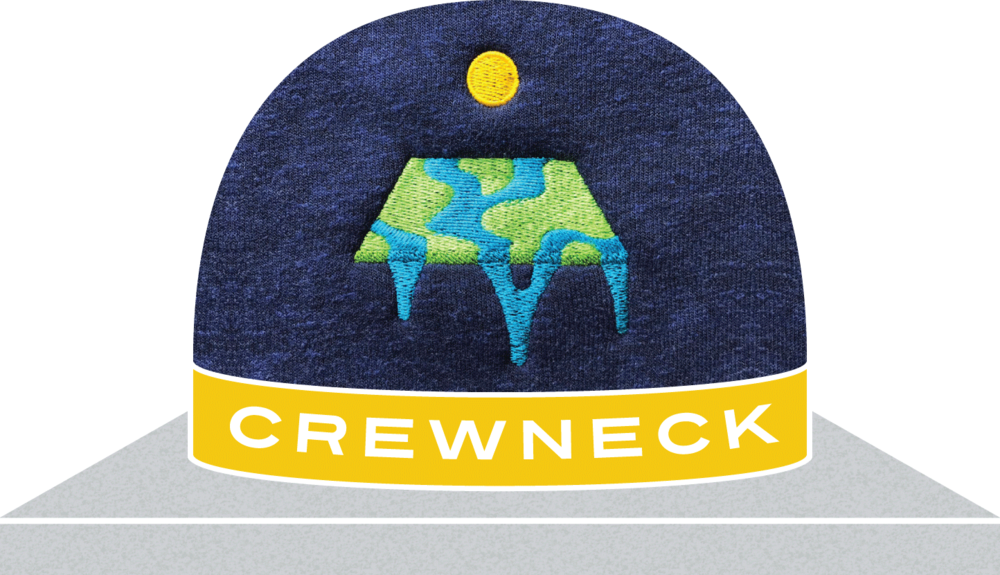 Flatearthcrewneck Shelf - Beanie (1000x575), Png Download