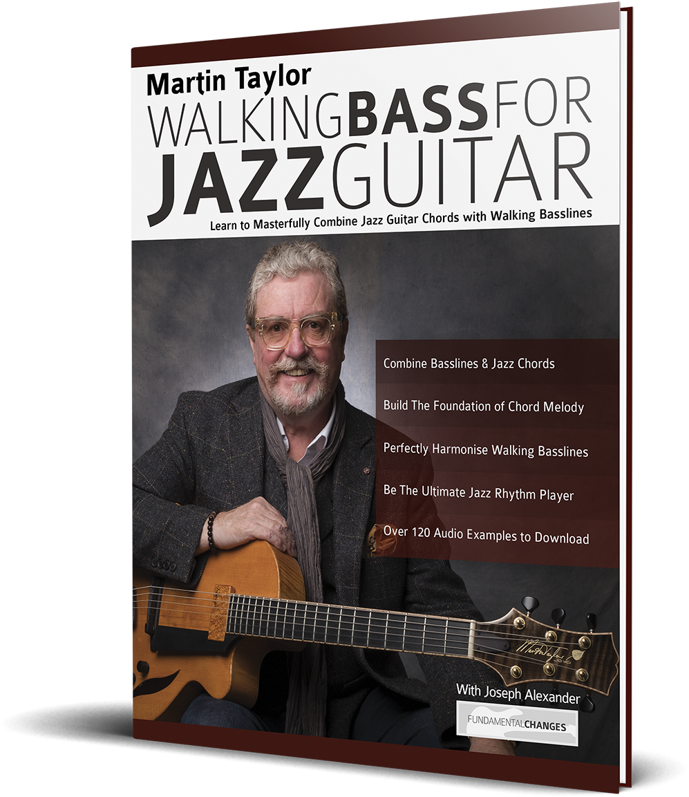 Martin Taylor Walking Bass For Jazz Guitar - Composer (997x1200), Png Download