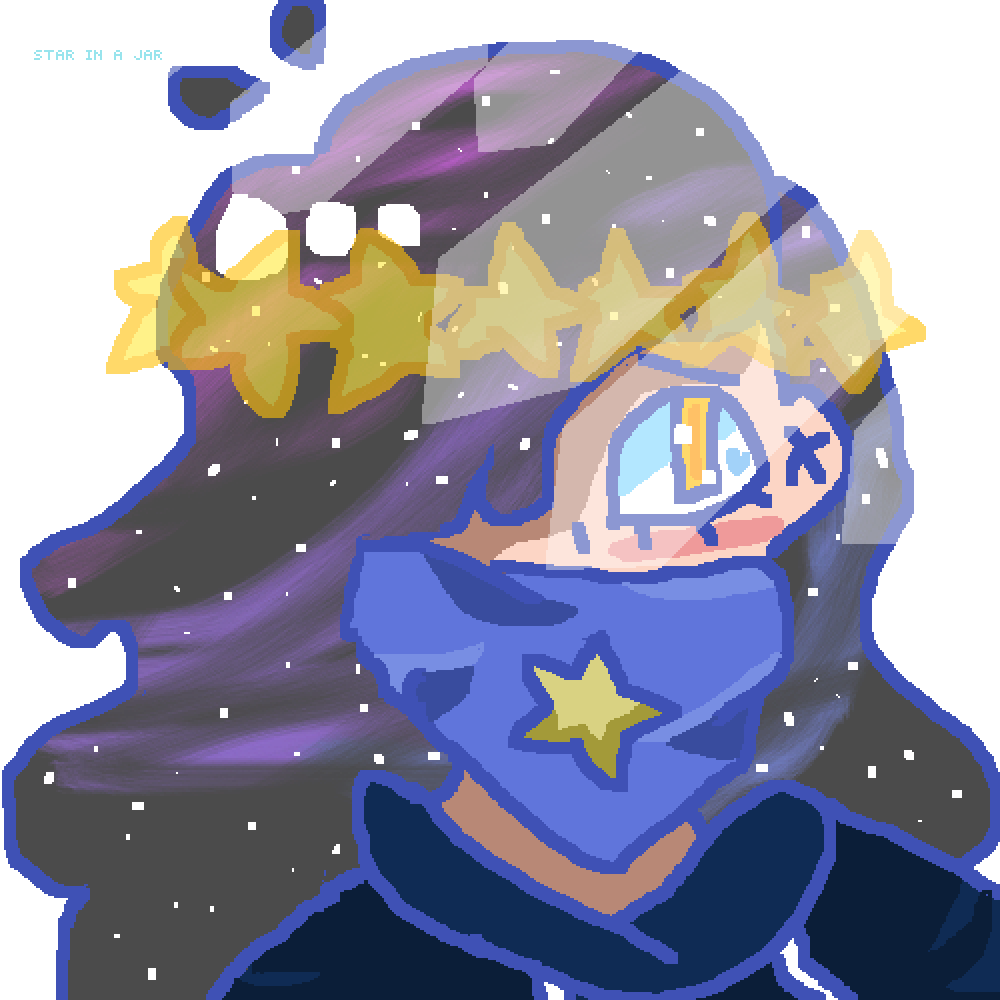 Starry Crown - Illustration (1000x1000), Png Download