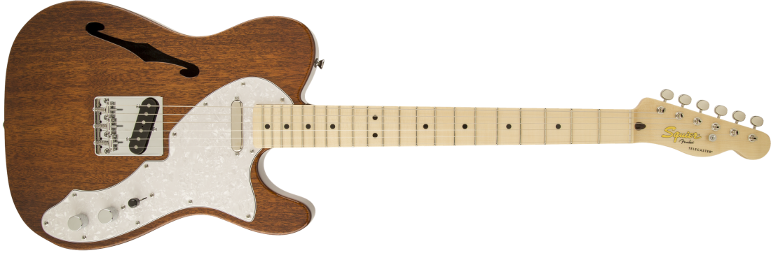 Classic Vibe Telecaster Thinline, Maple Fingerboard - Classic Vibe Telecaster Thinline (1100x362), Png Download