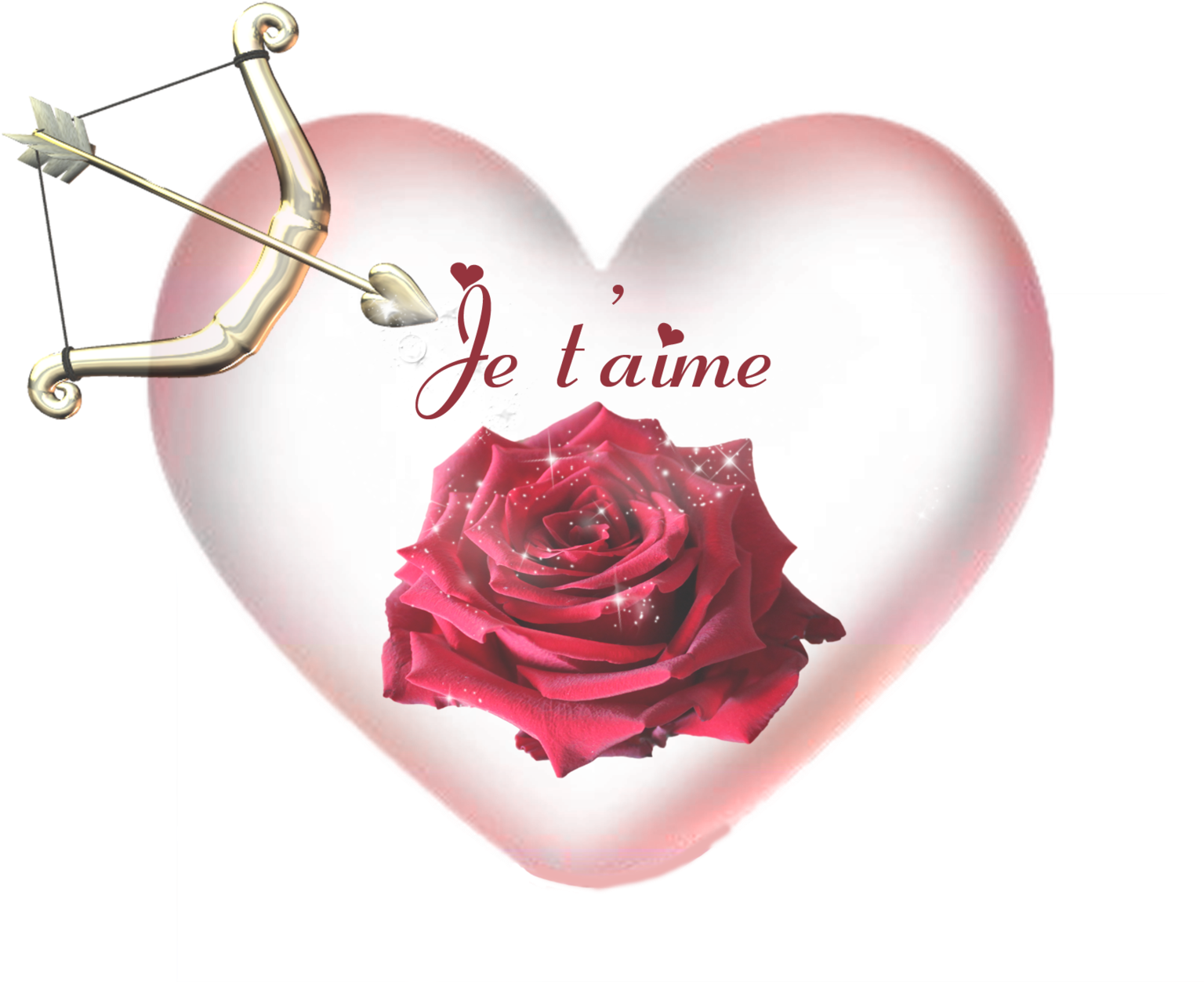 Mes Montages - Je T Aime (1600x1600), Png Download
