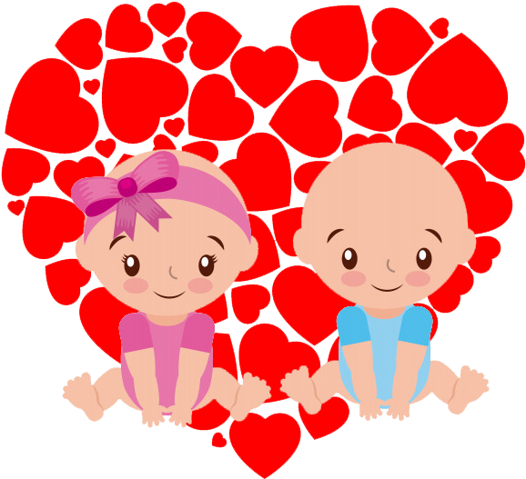 Enero 24 - Heart Made Of Hearts Svg (626x536), Png Download