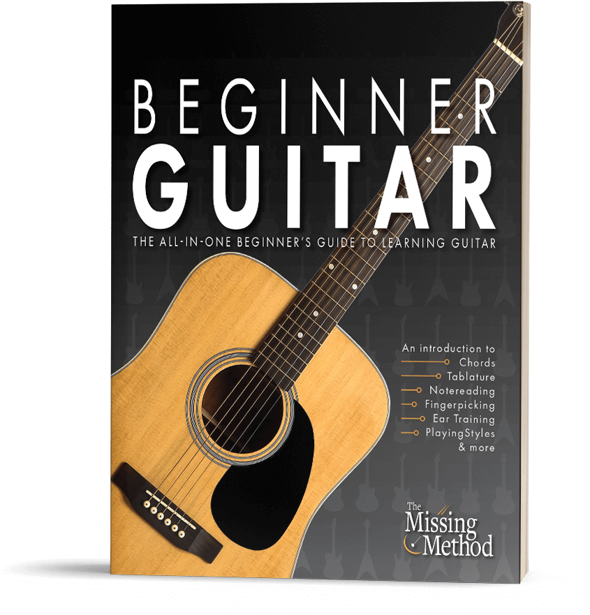 Beginner Guitar Book Cover - Acoustic Guitar (887x956), Png Download