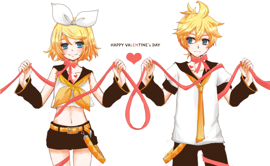 Rin Y Len Kagamine Png (1024x708), Png Download