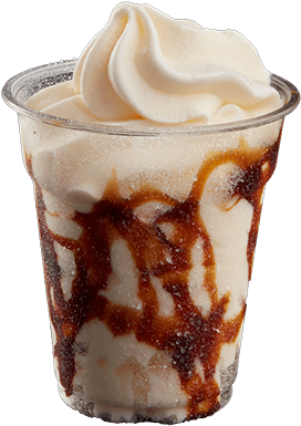 Salted Caramel Sundae - Espresso Con Panna (800x550), Png Download