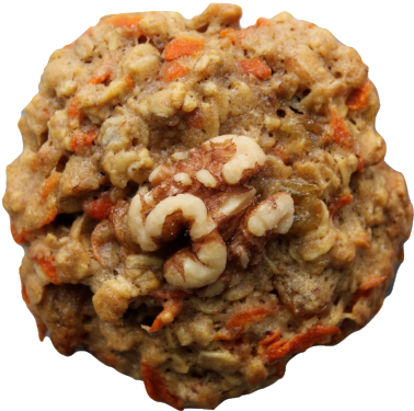 Carrot Oatmeal Raisin And Walnut Cookie - Pignolo (400x400), Png Download