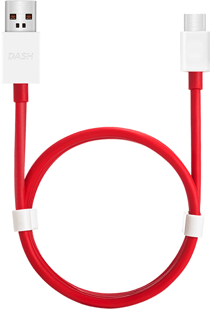 Oneplus Type C Cable Red - Oneplus 3 Dash Charge Cable (840x840), Png Download