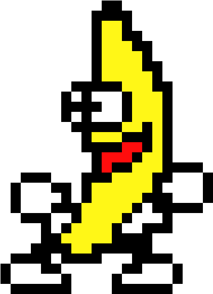P B And J Bannana - Dancing Banana Pixel Gif (620x620), Png Download
