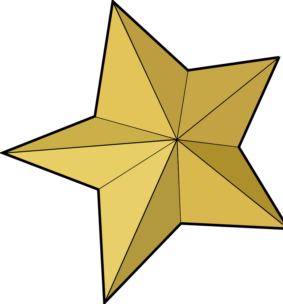 Small Stars Svg - Triangle (956x1024), Png Download