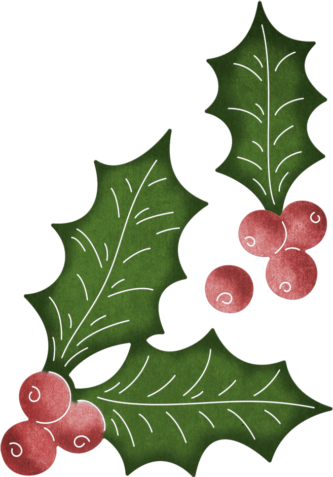 Cheery Lynn Designs - Holly Leaf Png (1000x1000), Png Download