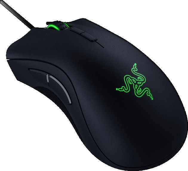 Gaming Gear - Razer Deathadder Elite Chroma (630x574), Png Download