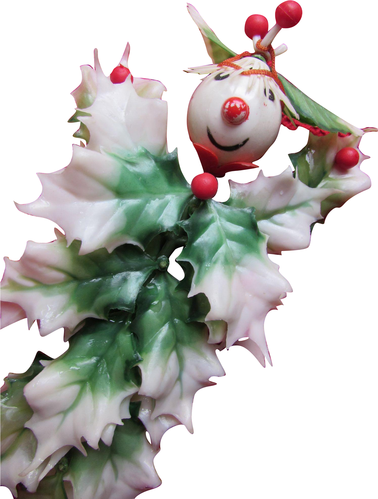 Christmas Holiday Decorations Ornaments Holly Leaf - Artificial Flower (1975x1975), Png Download