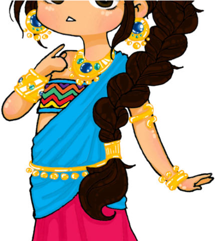 Headdress Clipart Indian Princess - Indian Chibi (640x480), Png Download
