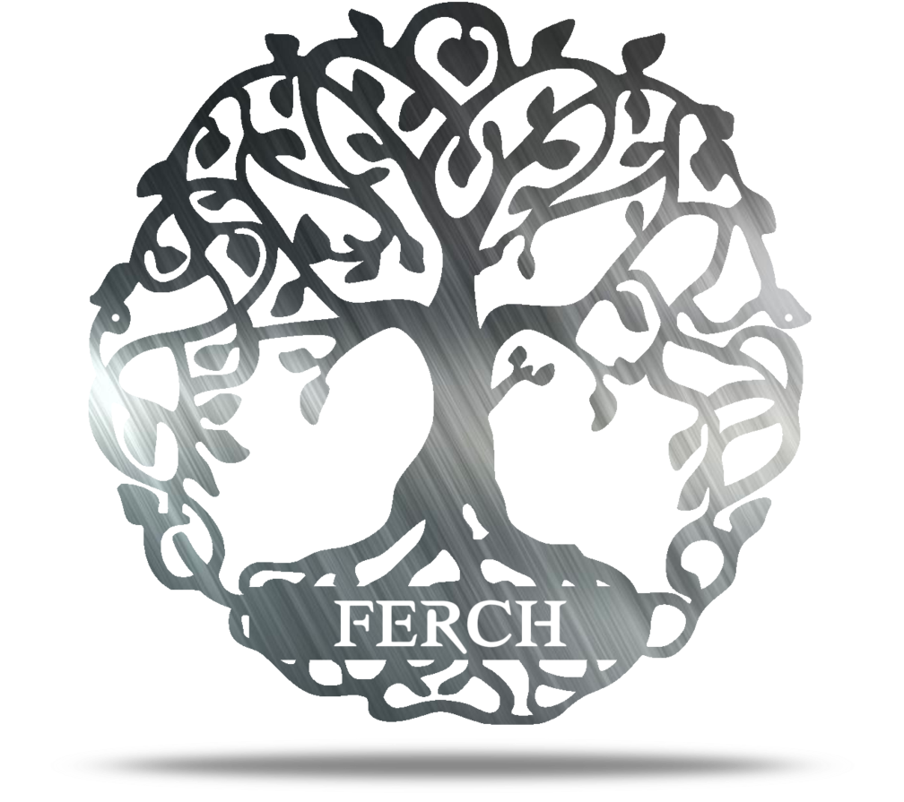 Tree Of Life Metal Wall Sign - Gold Tree Of Life Png (1024x1024), Png Download