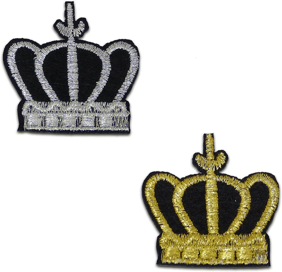 Corona Rey Princesa - Embroidered Patch (1100x1100), Png Download
